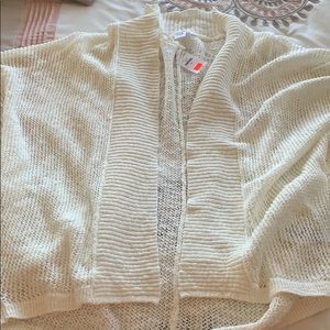 White cardigan brand new with tag